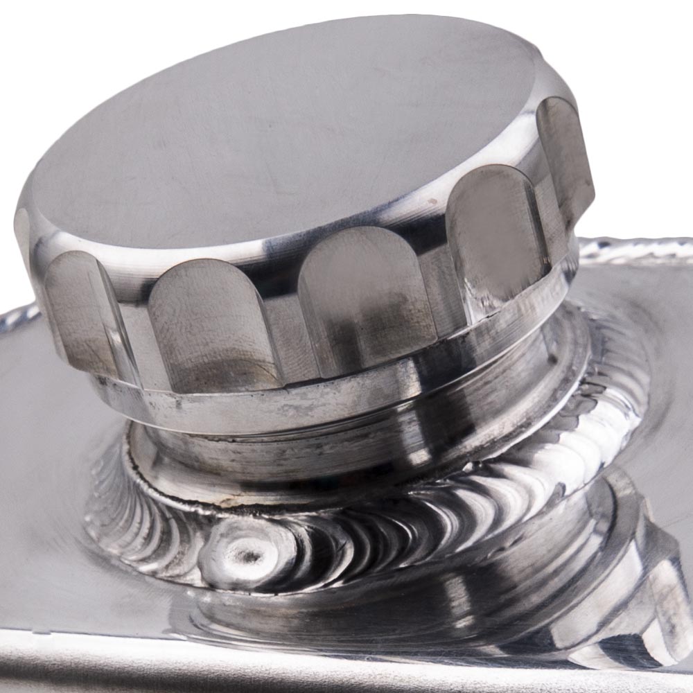 1l Aluminum Reservoir Radiator Coolant Overflow Bottle Recovery Water Tank W/cap