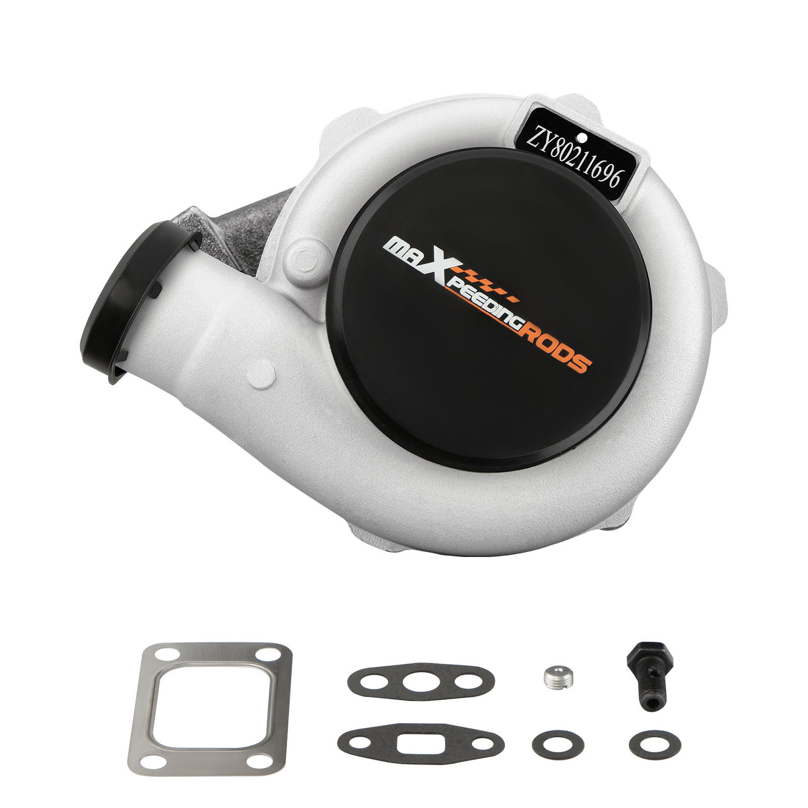 GT3076 GT3037 Universal Turbocharger 500HP T3 4-Bolt Turbo Water + Oil Cooling