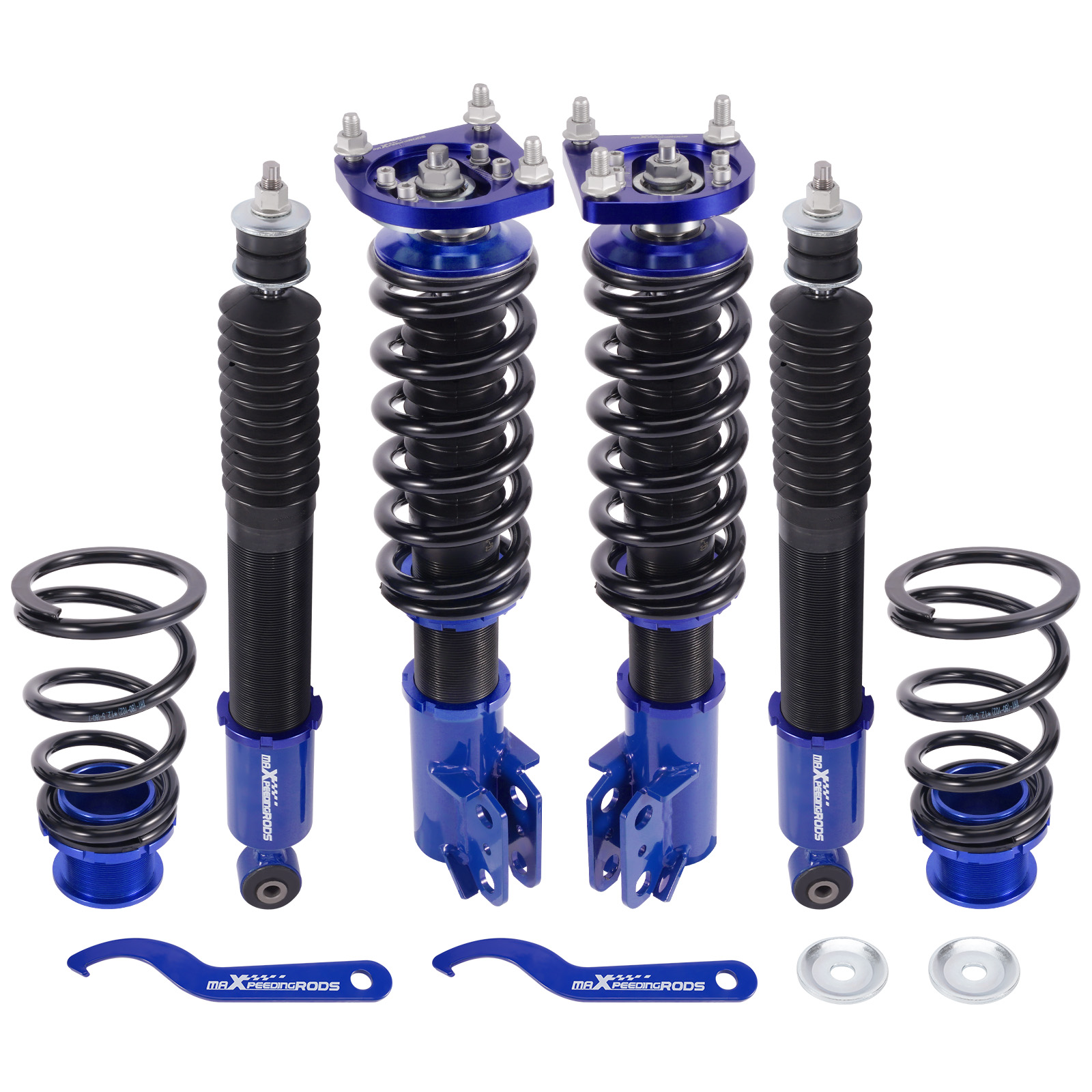 Adjustable Coilover Kit for Ford Mustang 1994-2004 Lowering 25-75mm Camber Plate