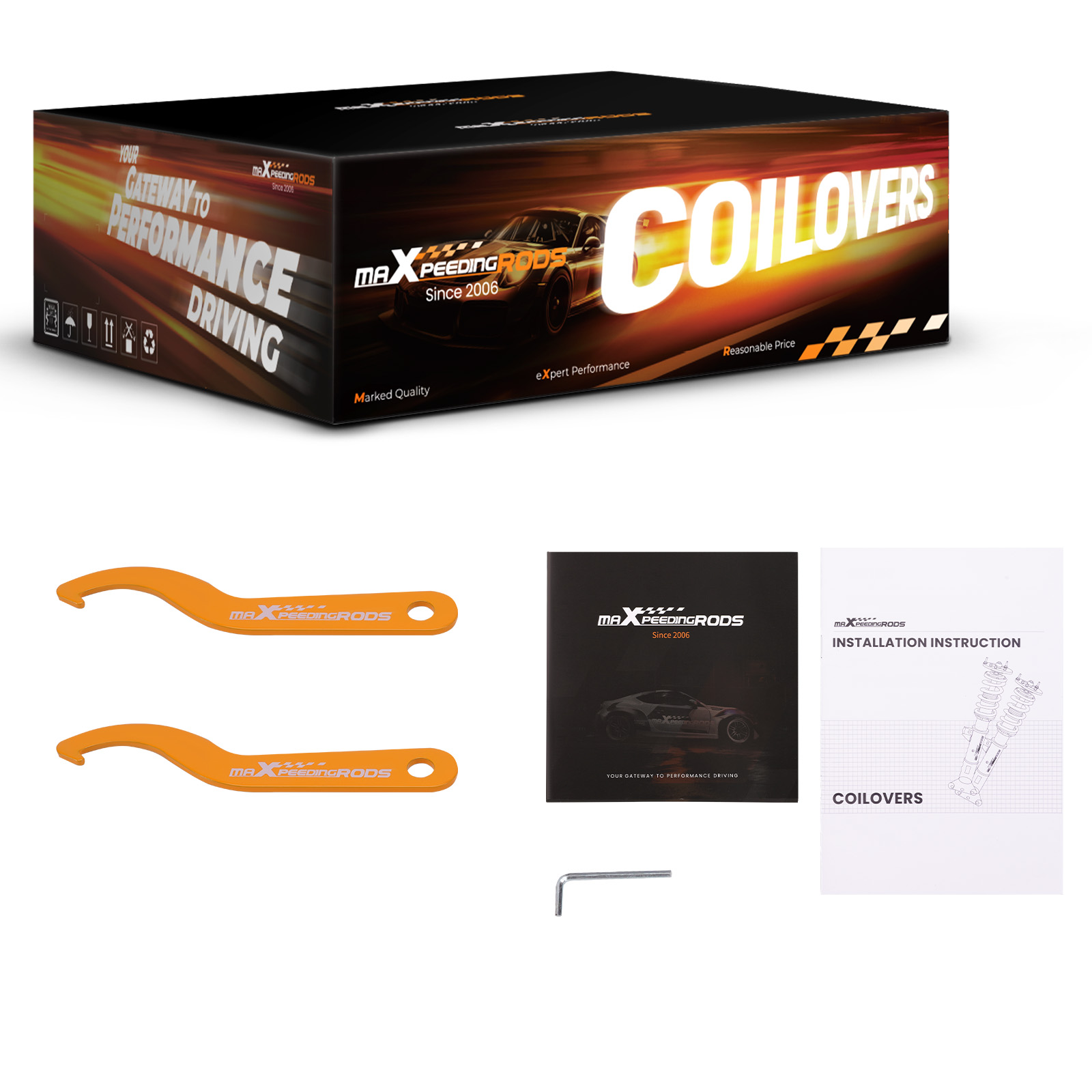 24 Ways Damper & Height Adjustment Coilover For Honda Civic hatchback 2016-2021