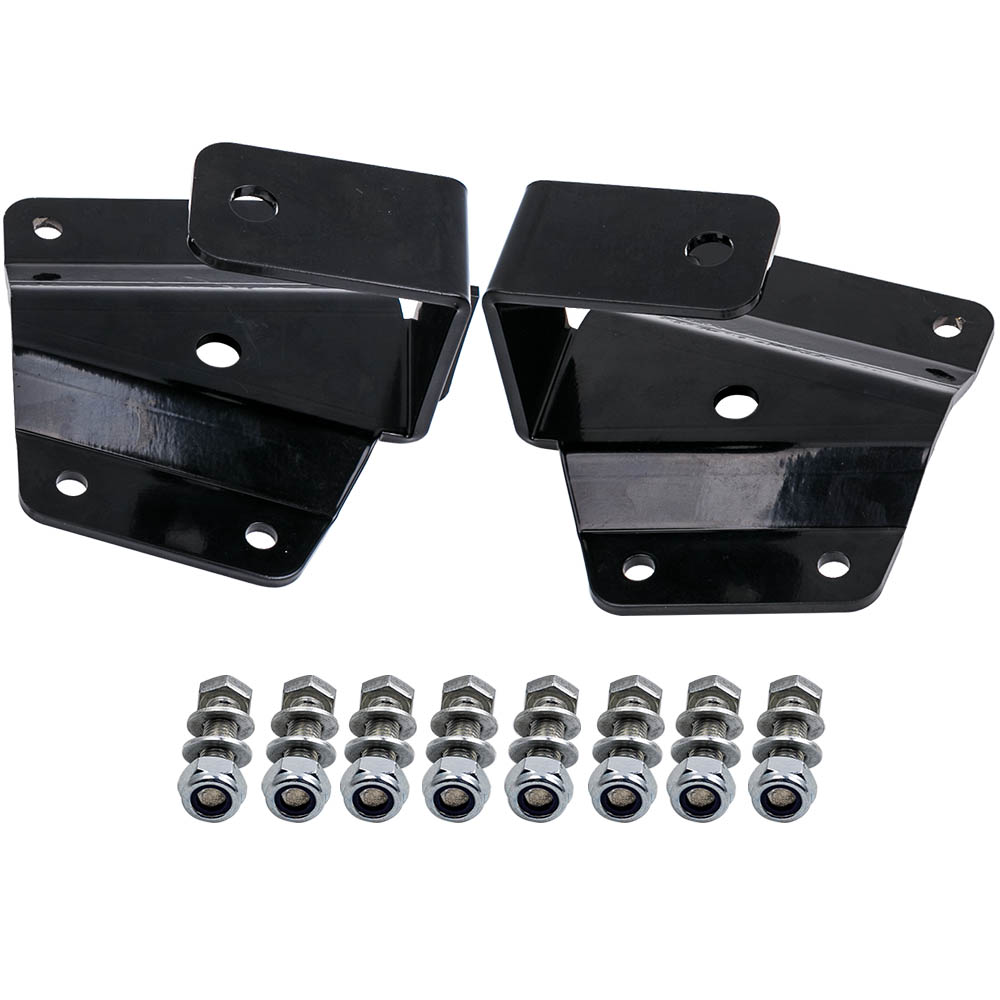 Lowering Kit 2in Rear Drop Hangers For Chevy Silverado 1500 2WD Short Bed 99-06