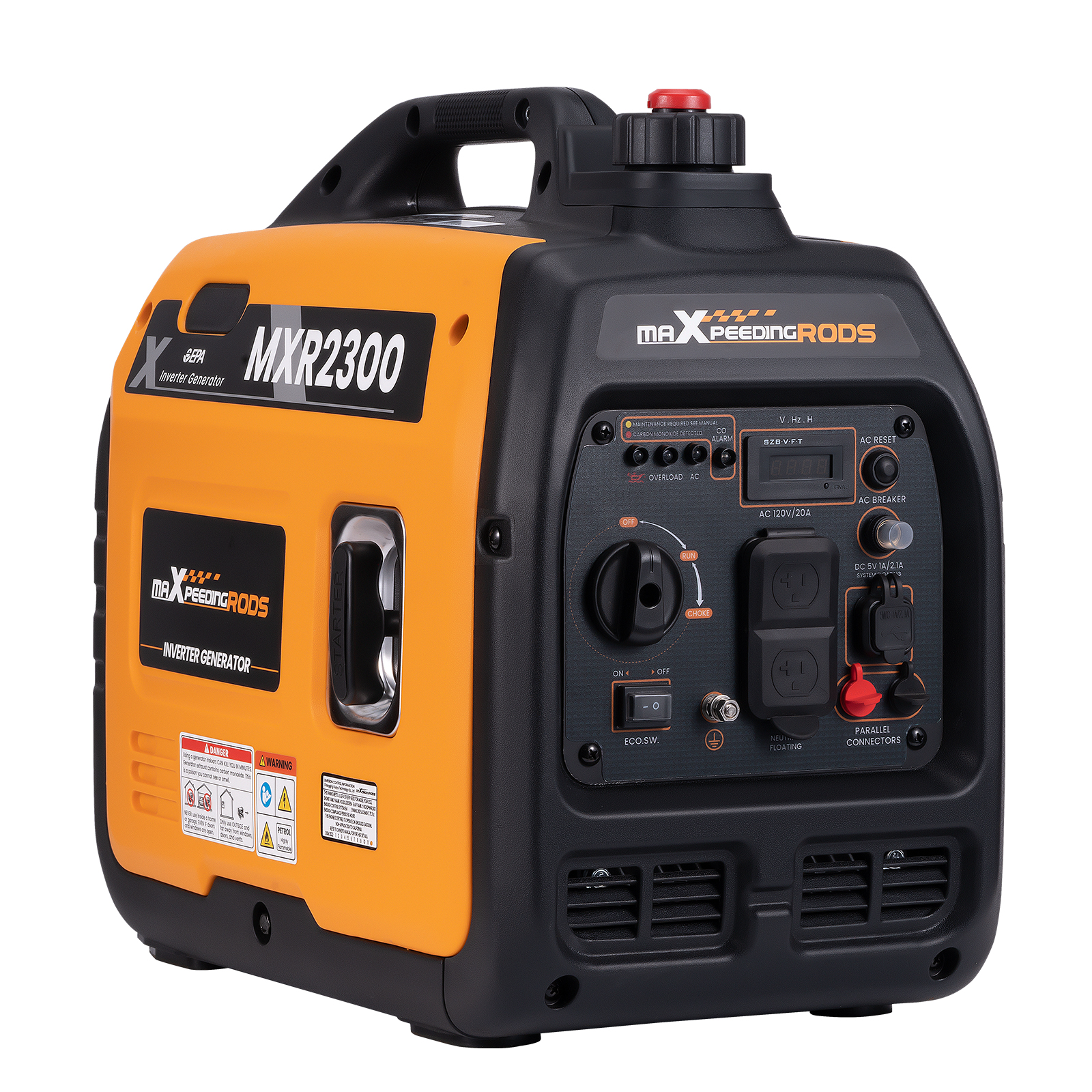 2300W Inverter Generator Portable Quiet Light Gasoline for Home Backup Camping
