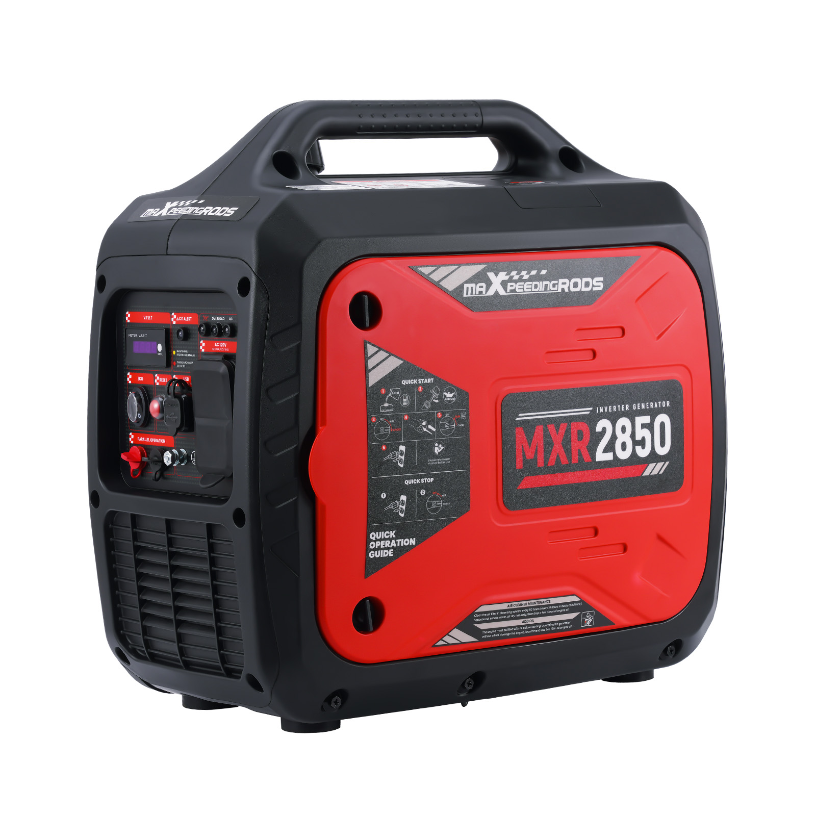 120V 2850W Inverter Generator Portable Quiet For Outdoor Camping Party