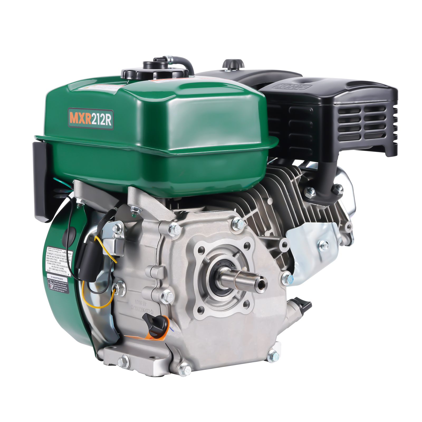 212cc 4-Stroke 7HP Gas Engine Motor Recoil Start Horizontal Lawn Mower Go-Kart