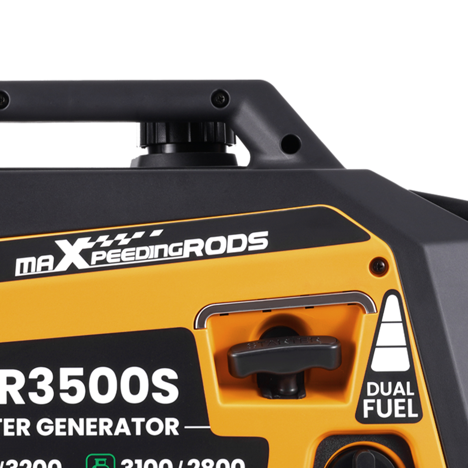 3500Watt Portable Propane Generator Gas Powered Dual Fuel  Electric Start for RV