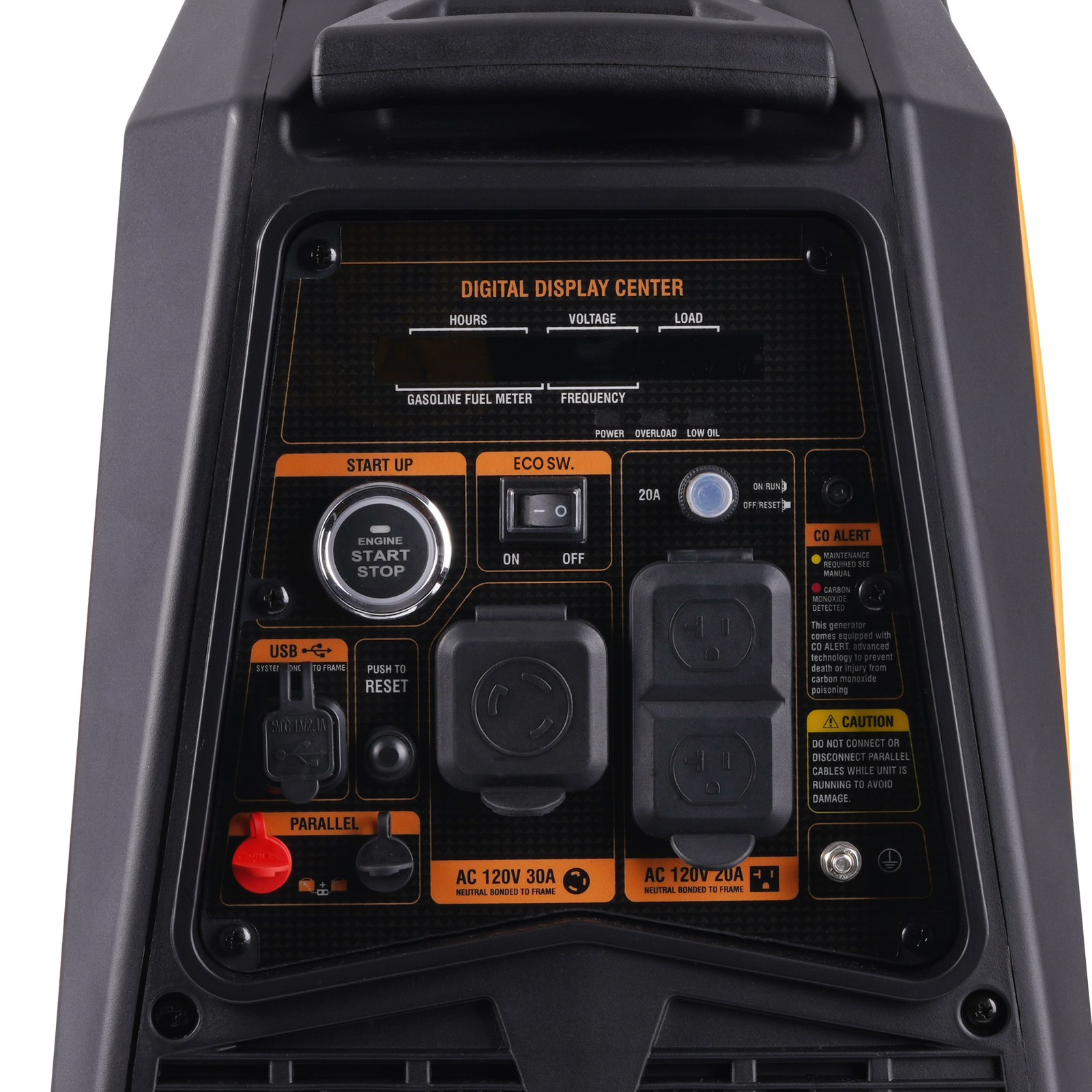 3200W Generator Dual Fuel Portable Inverter Gas + LPG Quiet For RV Camping 3500W