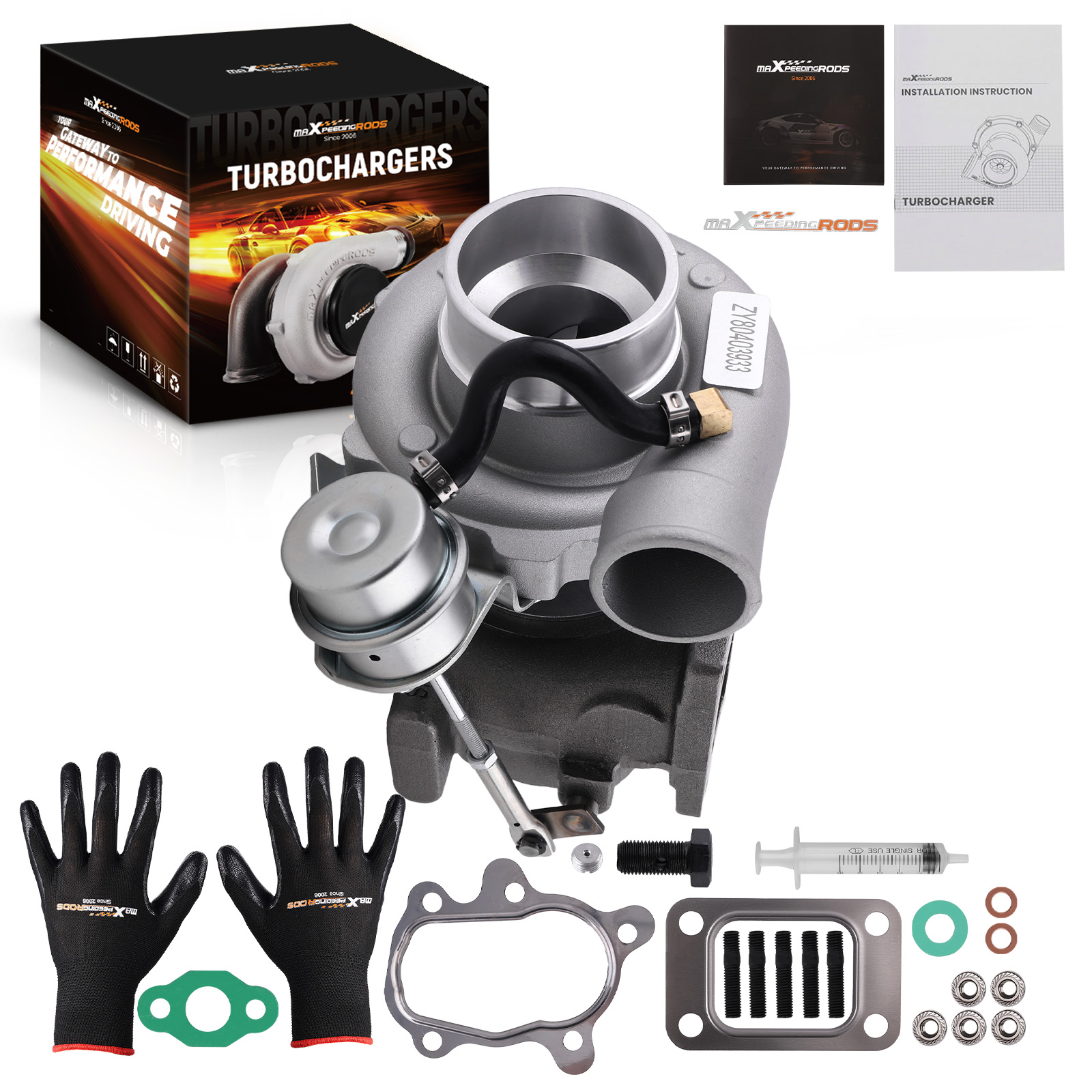 GT28 T25 GT2871 Universal Turbo Turbocharger A/R 0.64 0.6 Turbine Compressor