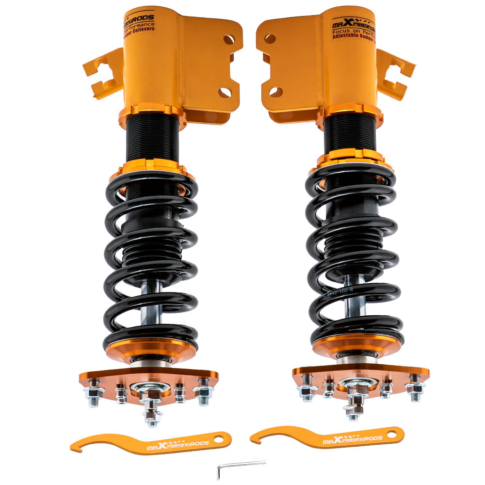 Pair Front Coilover Shock Absorber For Nissan S13 180SX 200SX 240SX 1989-1994