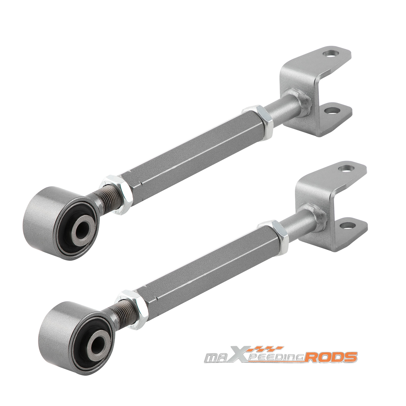 2Pcs Rear Adjustable Camber Control Arms Kit for 2007-2010 Chrysler Sebring Gray