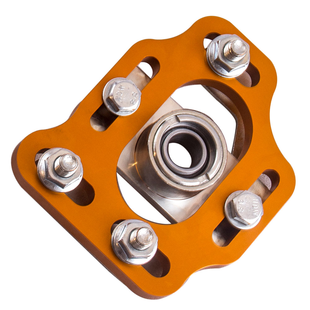 2 Pieces Front Adjustable Caster Plates Camber Plate for Ford Mustang 1979-1989