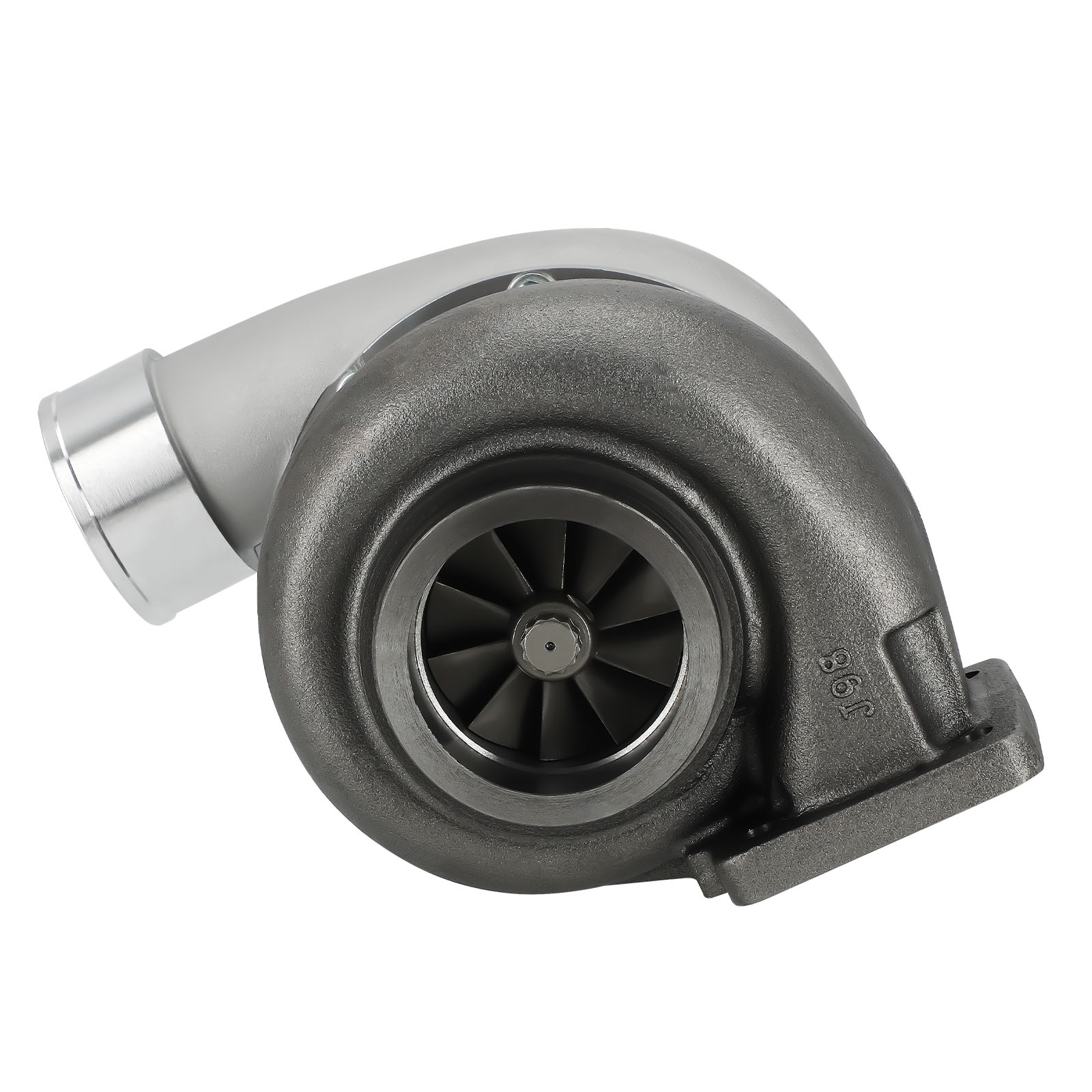 GT45 T4 Turbocharger Kit V-Band 600+HP Universal Oil Drain Feed & Return Lines