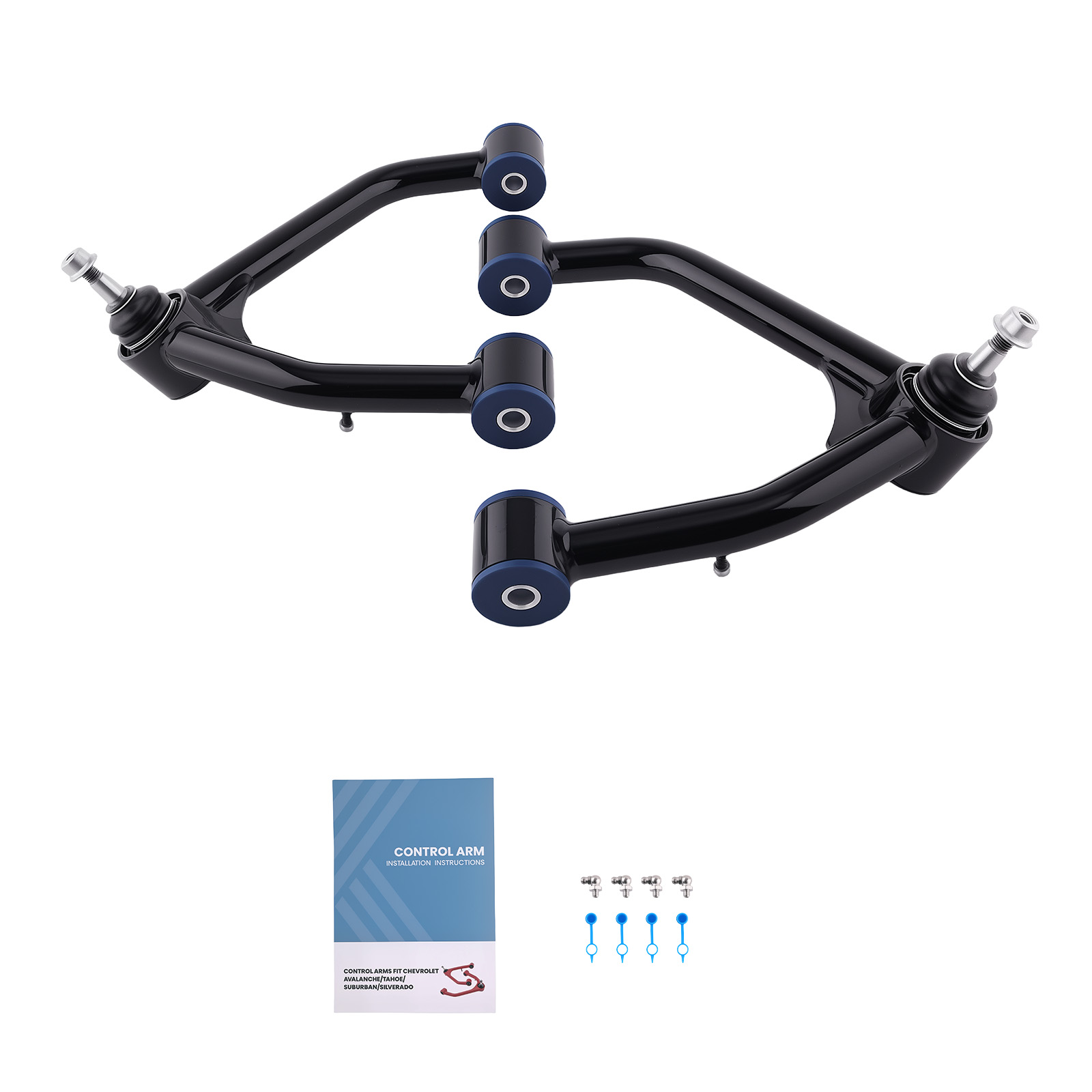 2-4'' Lift Front Upper Control Arms for 2007-18 Silverado Sierra 1500 Escalade