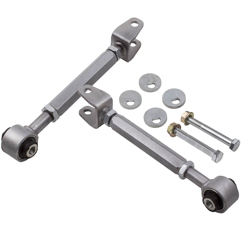 2pcs Adjustable Rear Camber Arms Kit For 2009-2016 Nissan 370Z Infiniti G35 G37