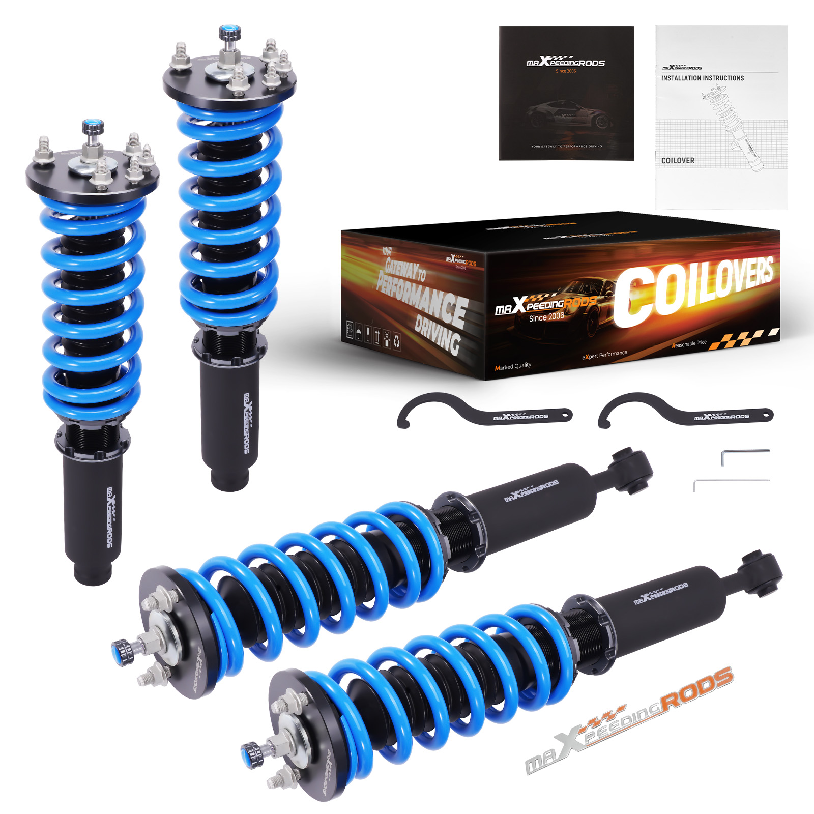 COT6 24 Damping Levels Coilover For Honda Accord CG1 CG2 CG3 CG5 CG6 1998-2002