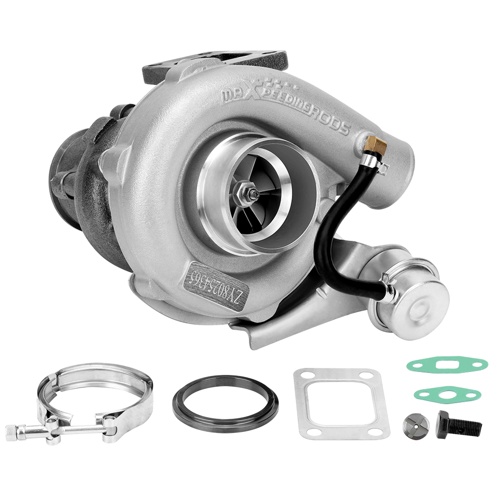 T3 T04E Universal Turbocharger V-Band 420HP Turbine AR 0.63 Internal Wastegate