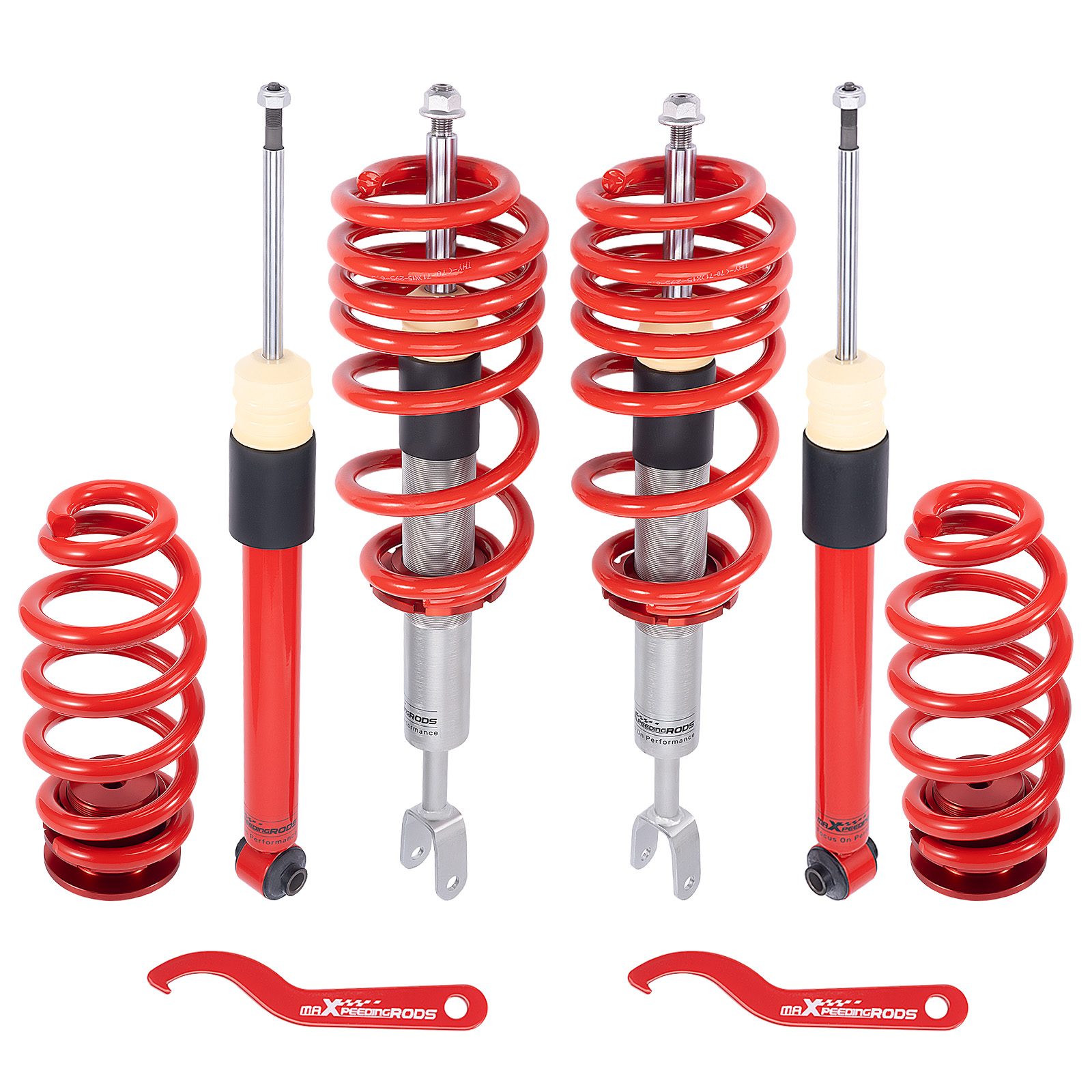 Coilover Lowering Kit For Audi A4 Avant 8E5, B6 00-05 Convertible 8H7 B6 8HE B7