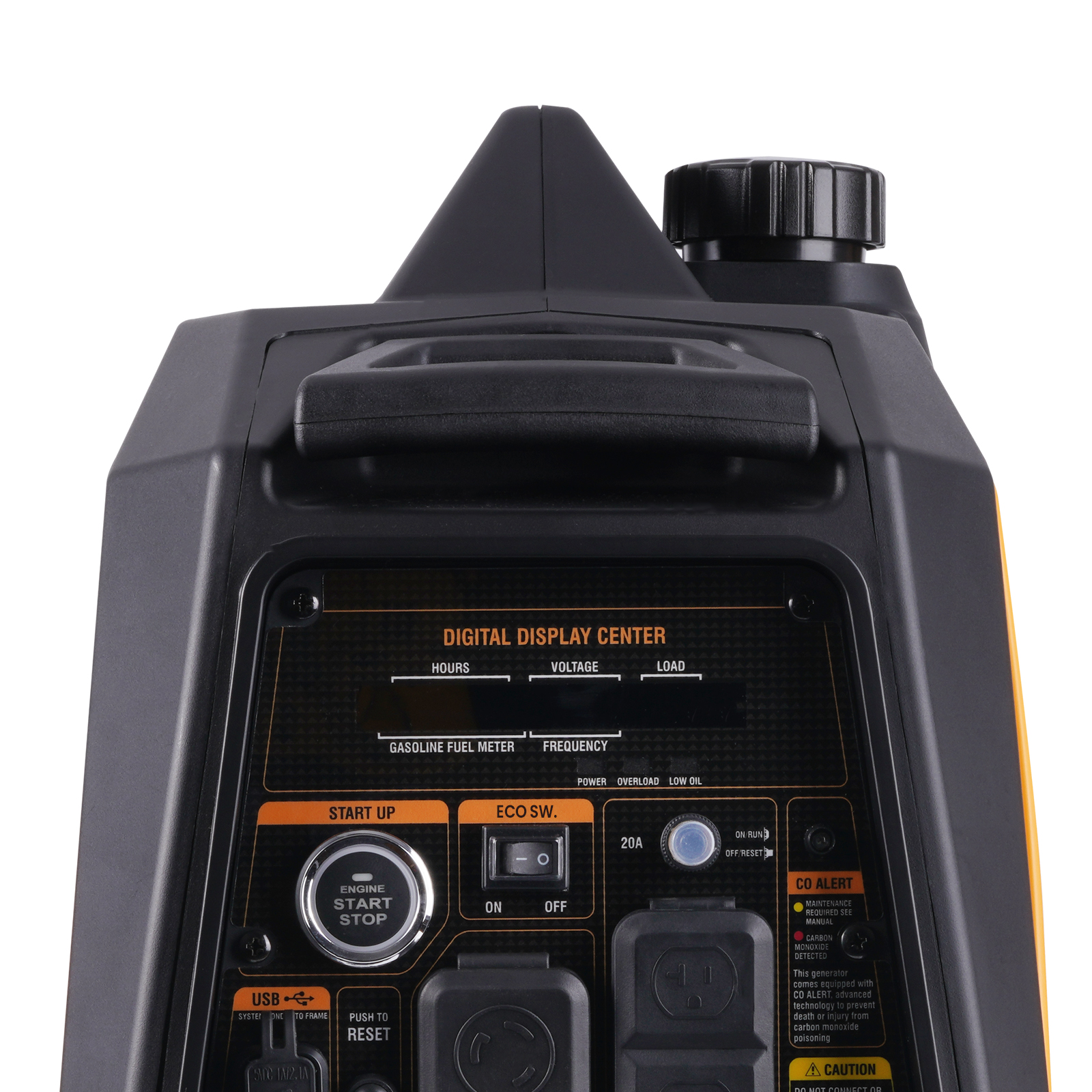 3200W Generator Dual Fuel Portable Inverter Gas + LPG Quiet For RV Camping 3500W