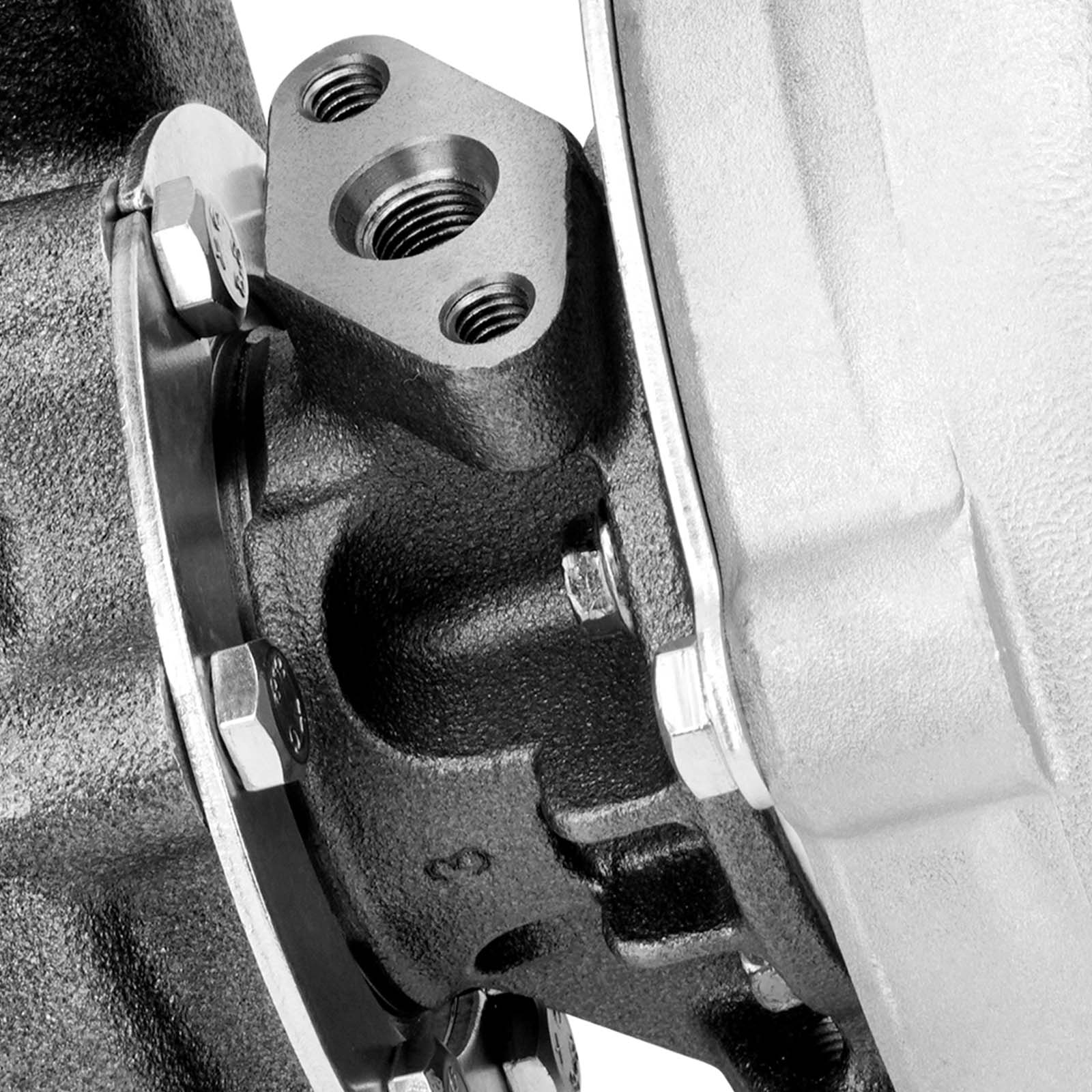 T3 T04E 420HP Universal Turbocharger 0.63 A/R Kit & Oil Feed Drain Return Lines