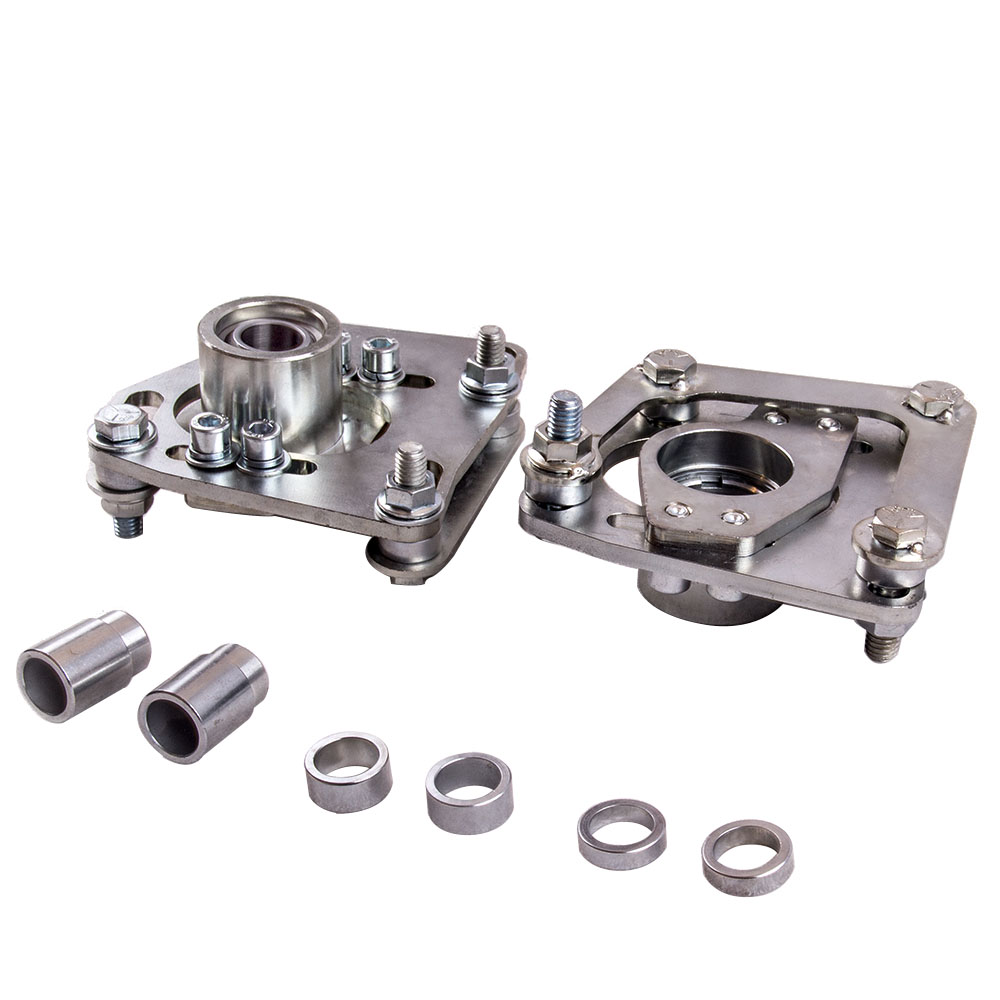 One pair Aluminum  Caster Plates Camber Plate Front for Ford Mustang 1994-2004