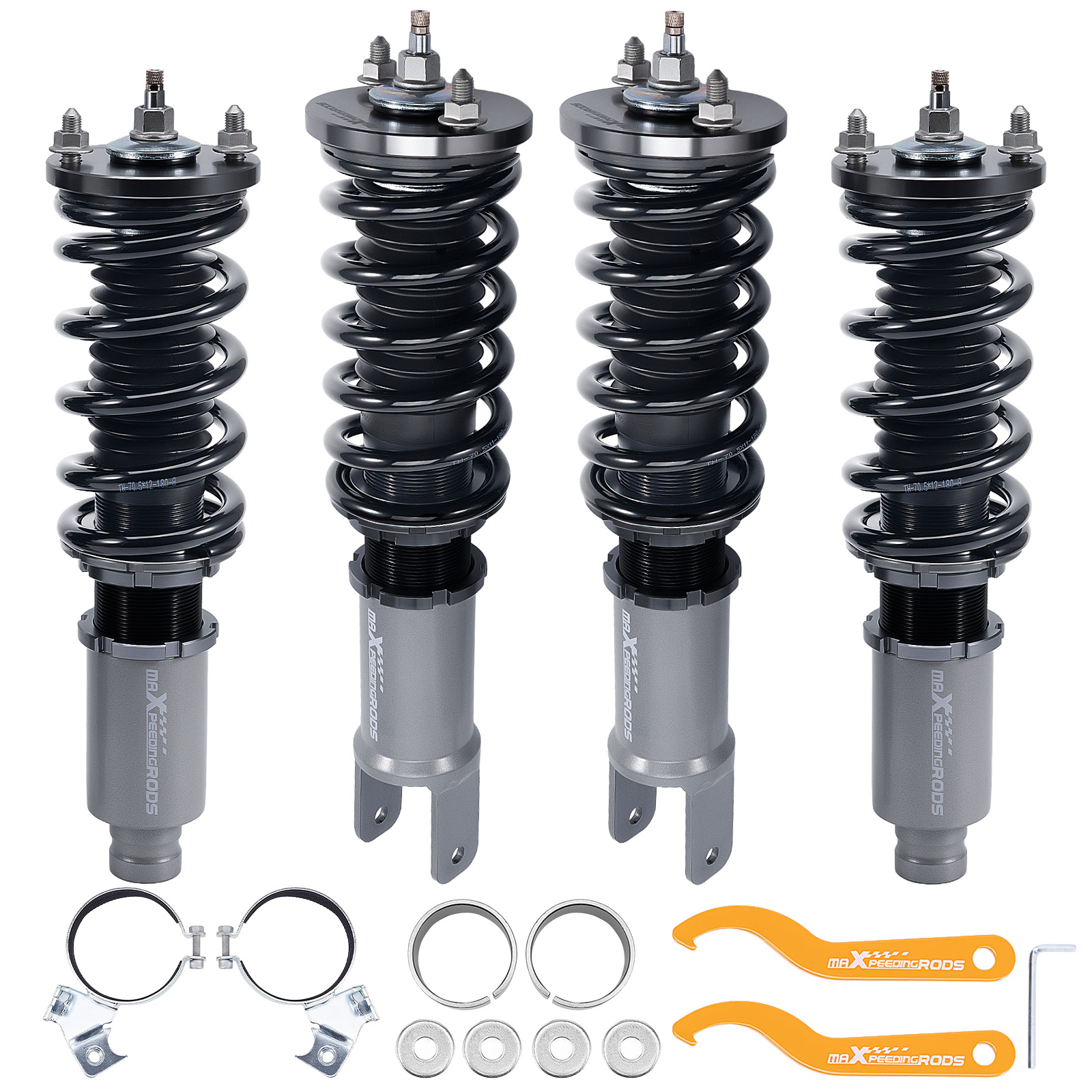 24 Ways Adjustable Damper Coilovers For Honda Civic EK4 CRX Delsol EG1 Integra