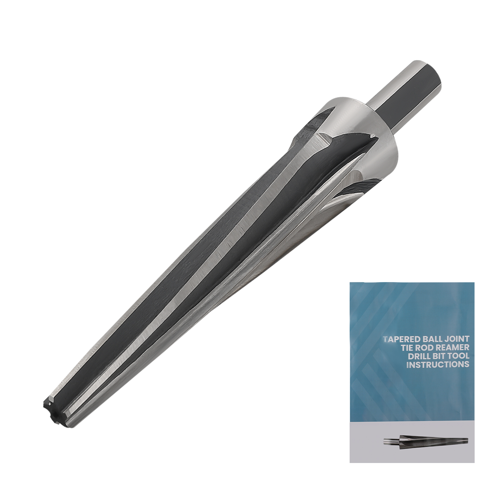 Professional 6-Flute Tapered Reamer 7° Ball Joint Service Tool 165.5mm Length