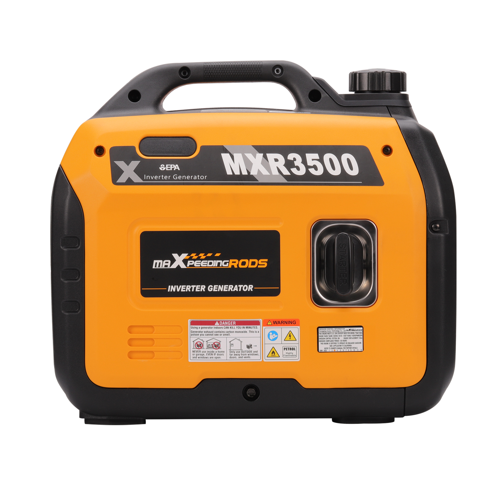 3500W Generator Portable Inverter  Gas Powered Super Quiet for RV Home Backup