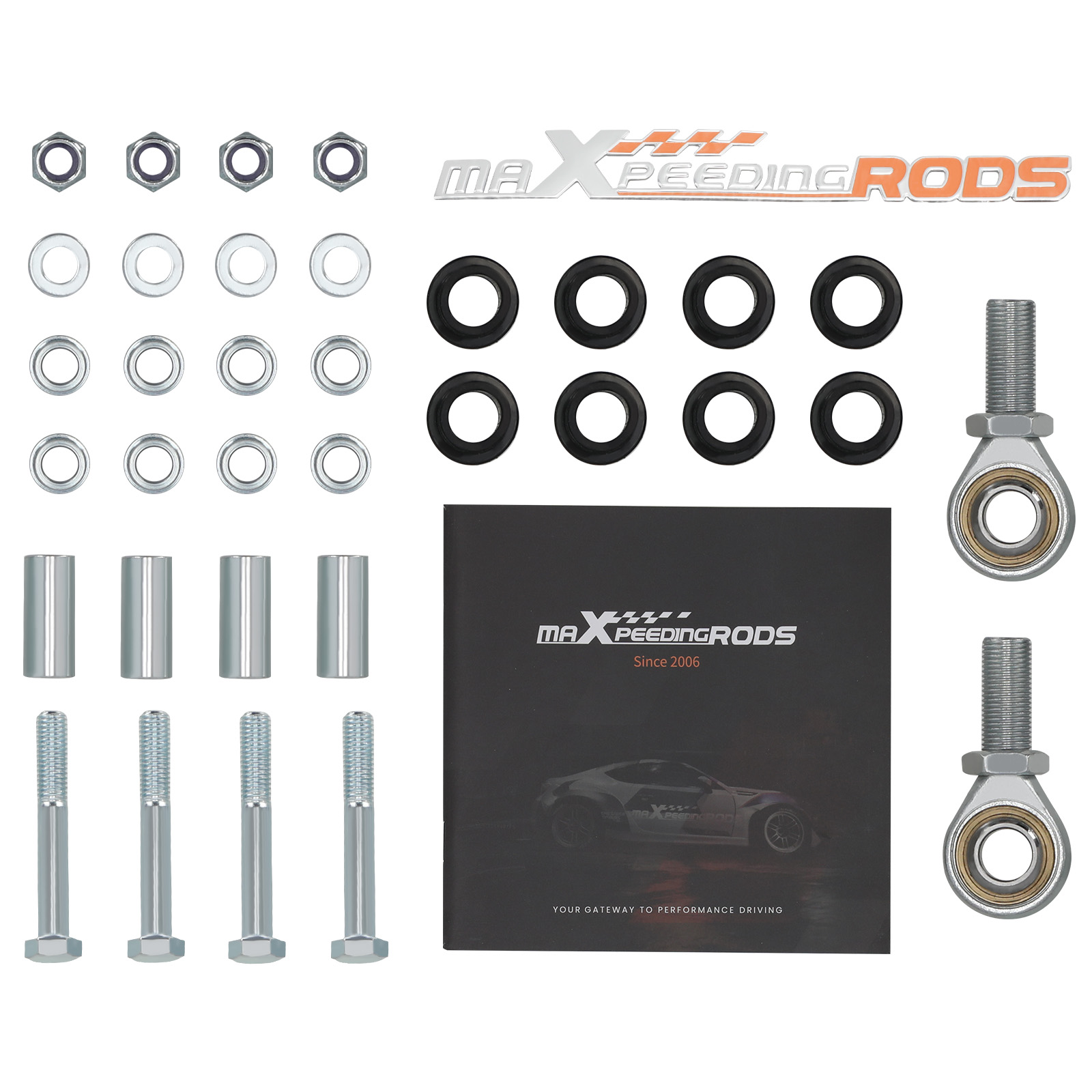 Rear Upper Lower Radius Rods Bars for 2014 2015 2016 2017 Polaris RZR XP 1000