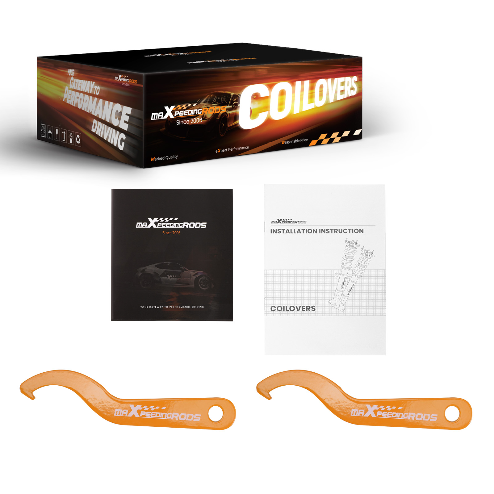 Street Coilover Suspension For BMW E60  5 Series Sedan AWD 525xi 535xi 2004-2010