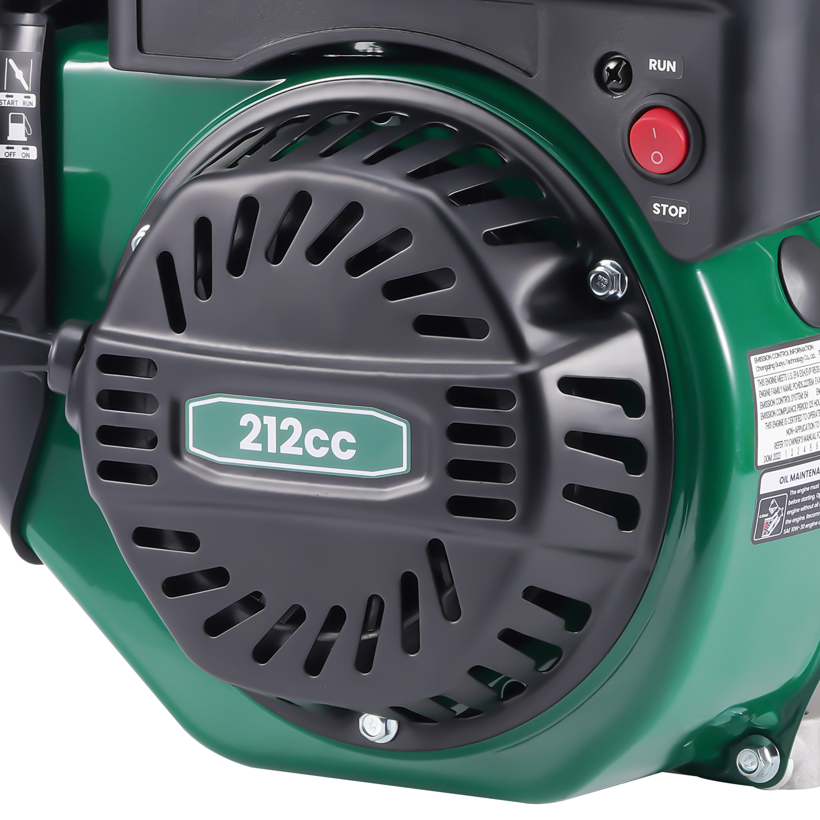 212cc 4-Stroke 7HP Gas Engine Motor Recoil Start Horizontal Lawn Mower Go-Kart