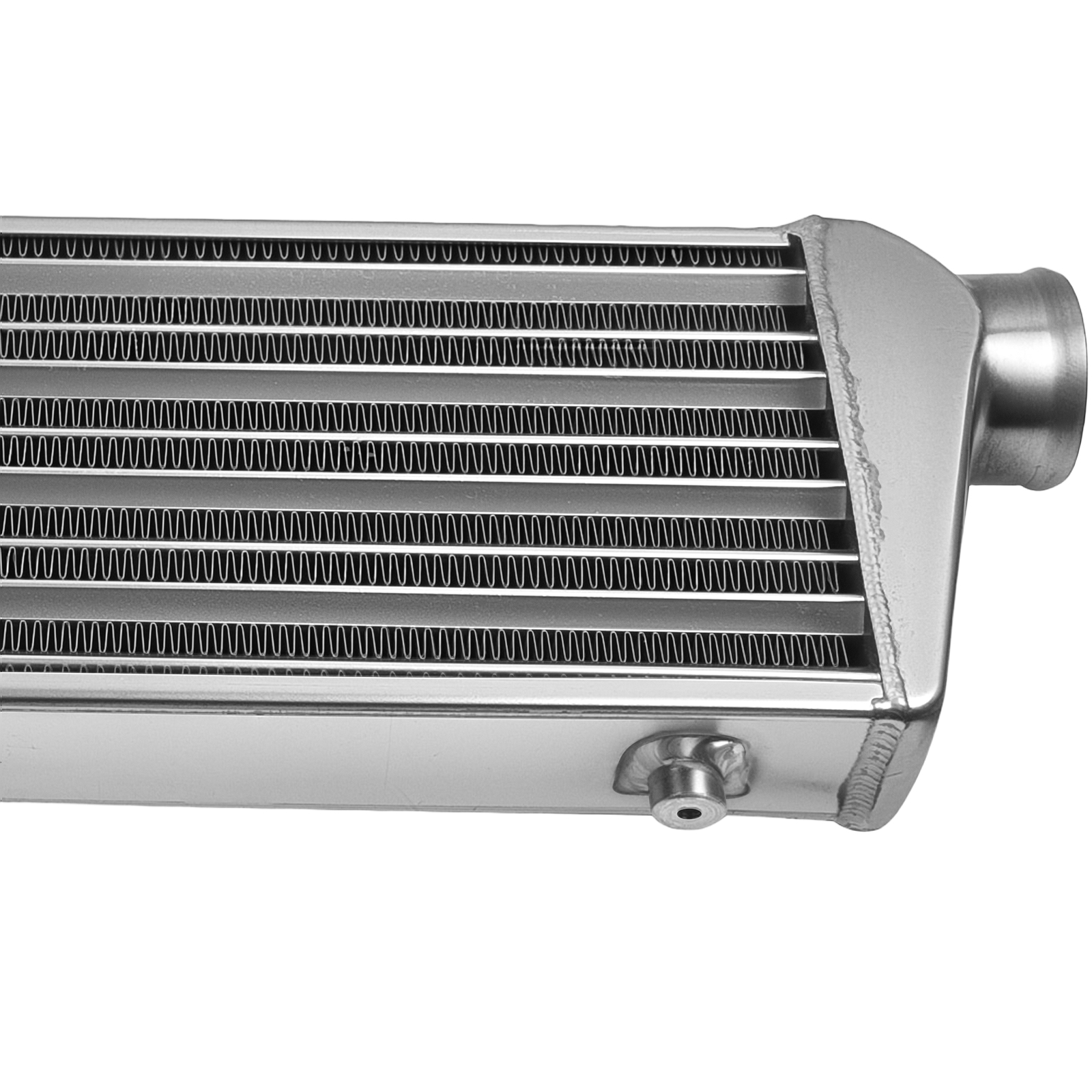 2.5'' Outlet / Inlet Bar & Plate Front Mount Turbo Intercooler 550x180x65mm