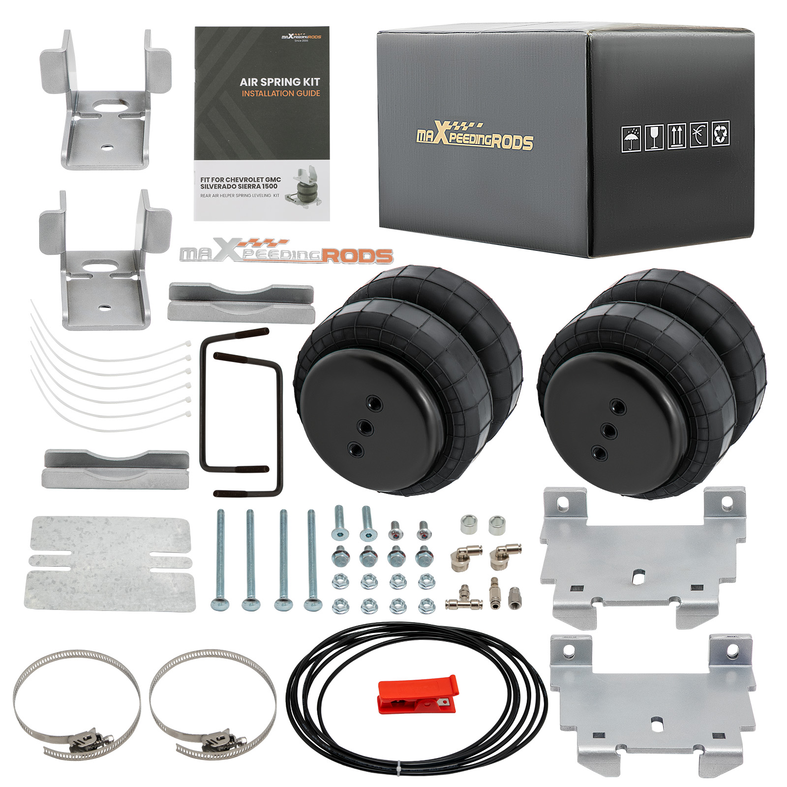 MaXpeedingrods Air Sping Suspension Kit For GMC Sierra 1500 2WD/4WD 2007-2018