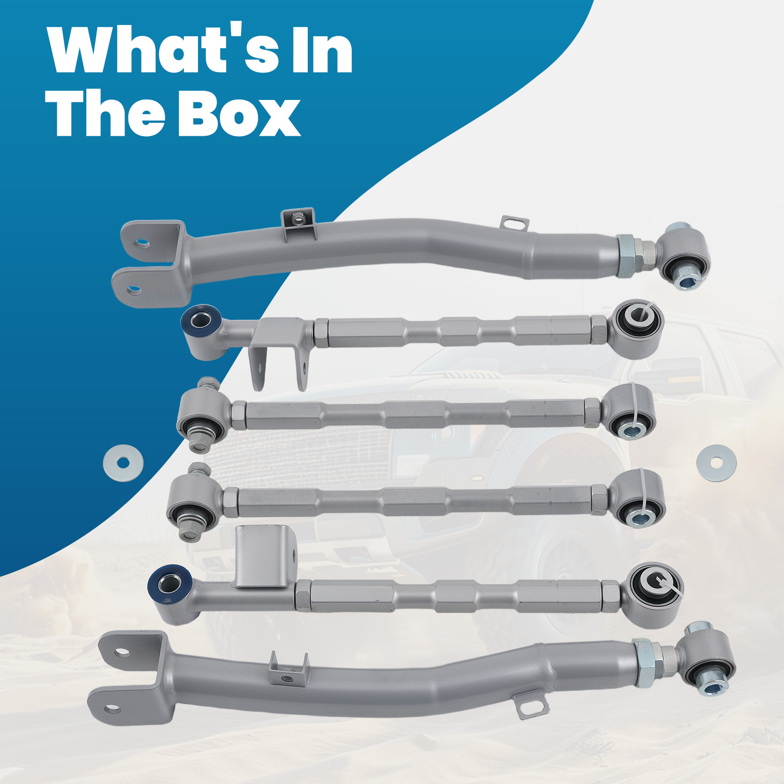 Rear Lateral Links + Trailing Arms for Subaru Impreza WRX / STi