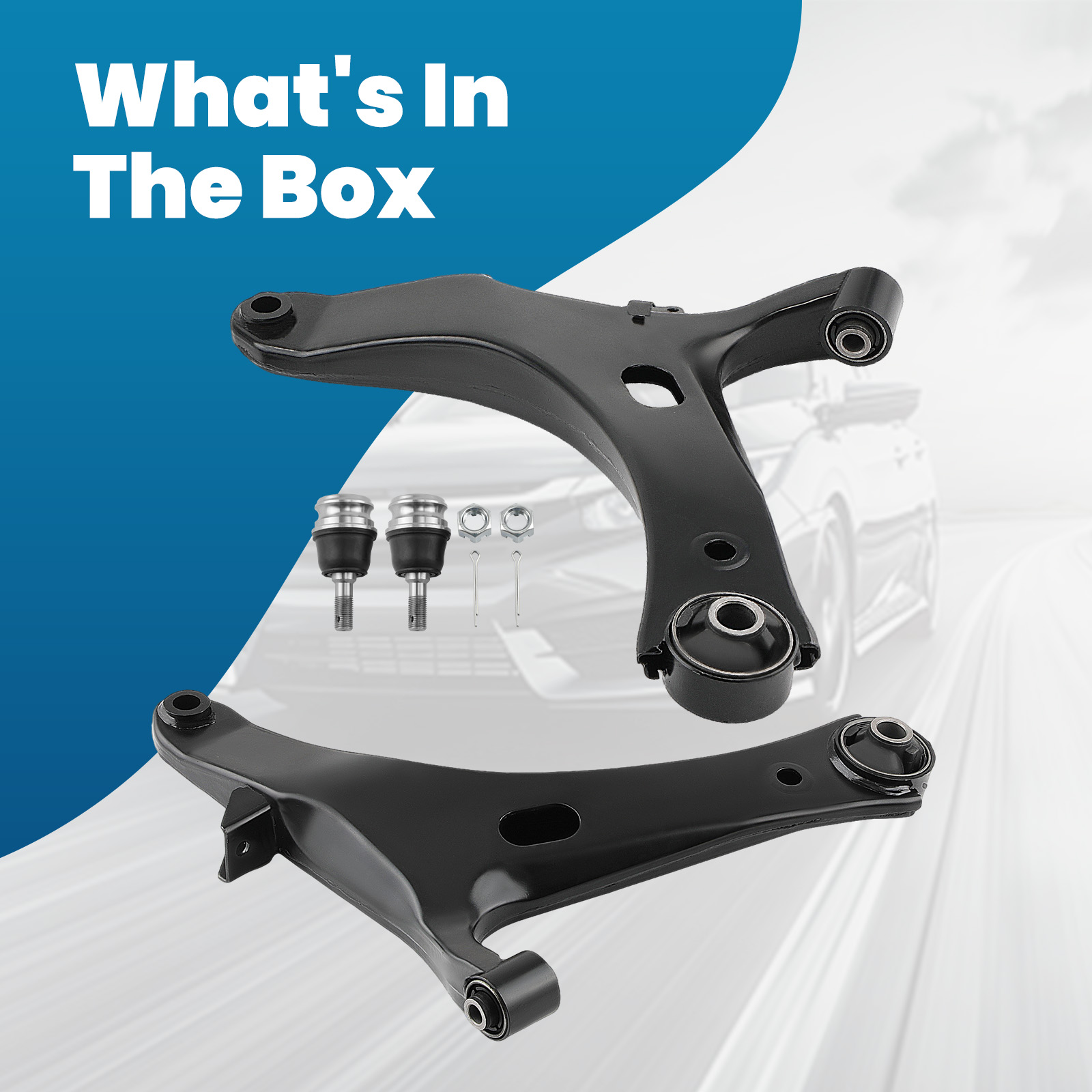 Front Lower Control Arms w/ Ball Joint for 2008-2011 Subaru